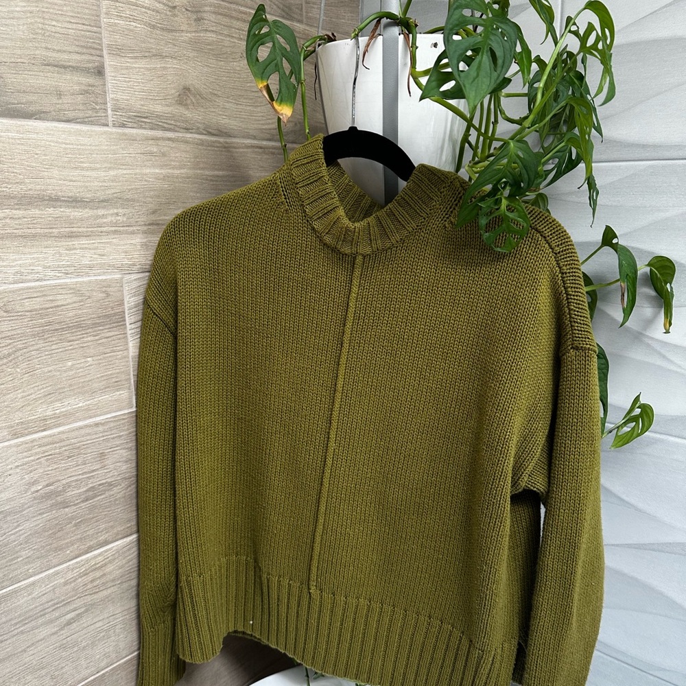 Olive Green Women's Sweater